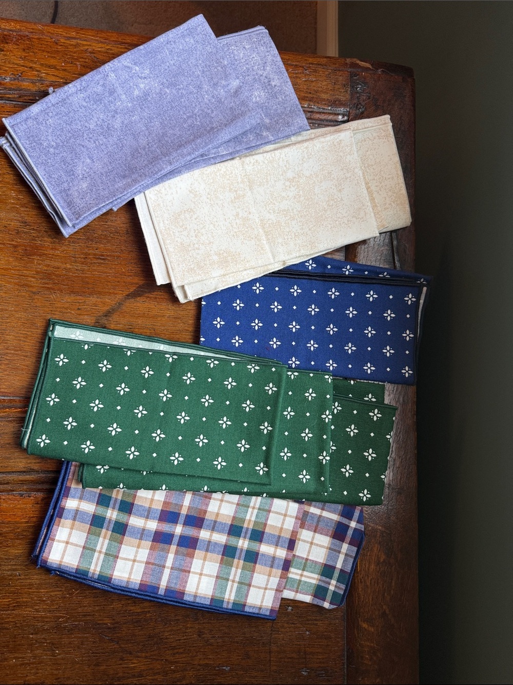 Longaberger napkins, assorted lot of 10